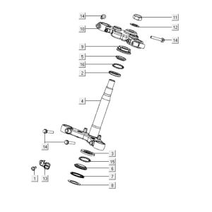 Tee Kymco K-Pipe 125cc