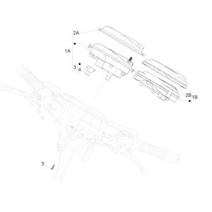 Counter - cockpit GTS 125 IU