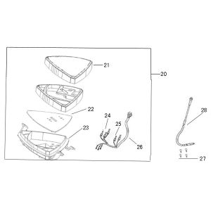 Counter China R8 white