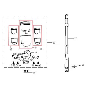 Counter China Retro Extra black