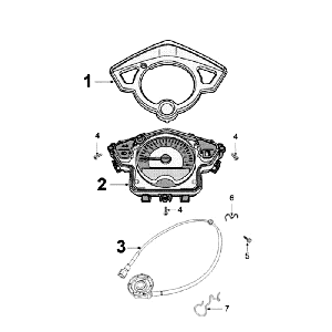 Teller Peugeot Speedfight 3 4-stroke Blue