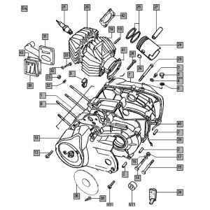 Motorblok nieuw type Tomos STANDARD XL (L0-L1)