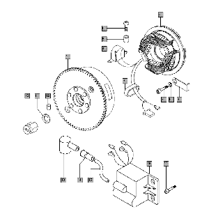 Ontsteking elektrische start Tomos STANDARD XL (L0-L1)