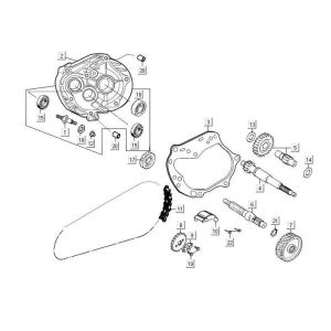 Transmission Kymco Maxxer 90 Black