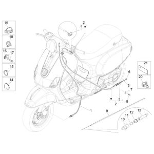 Cables Vespa Lxv 2-stroke