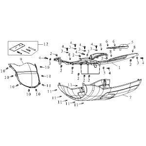 Running board AGM fox red gloss