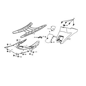 Stepboard Sym Jet Euro-X 2-stroke