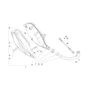 Piaggio MP3 300 HPE /300 HPE SPORT E5 ABS 2020-2022 exhaust (EMEA)