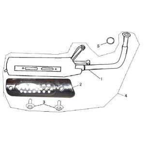 Exhaust AGM LX black