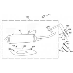 Exhaust Berini Dolce Vita matt anthracite