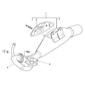 Exhaust Beta Ark-k LC yellow 2008 2-stroke-partsproduct-Uitlaat-Beta-Ark-k-LC-geel-2008-2-takt