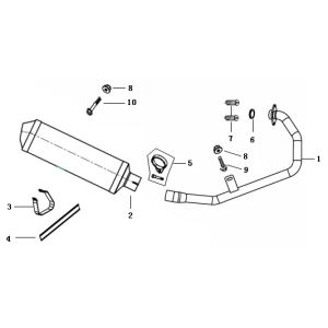 Exhaust China Strada