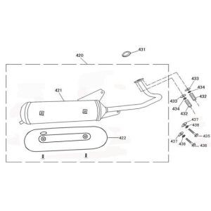 Exhaust Edwards Tomorrow Legend red
