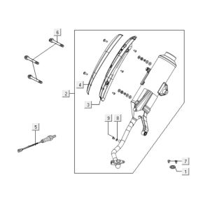 Exhaust Kymco People One 125i