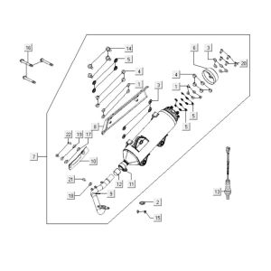 Exhaust Kymco People S 300i
