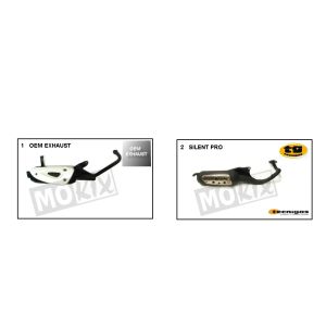 Exhaust Peugeot Vivacity 3 4-Stroke