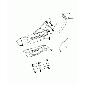 Exhaust system Peugeot Django euro4