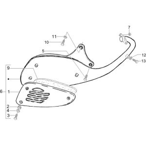 Exhaust Vespa Lxv 2-stroke
