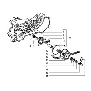 Variator- V-belt Gilera Runner 98-2005 2-stroke
