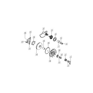 Variator Kymco Super9 2-stroke mm silver