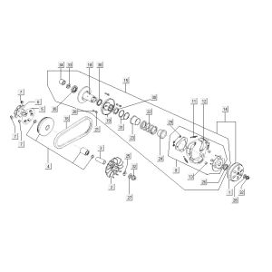 variator-coupling AGILITY CITY 16 4T 150