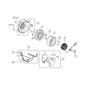 Fan cover Kymco People One 125i