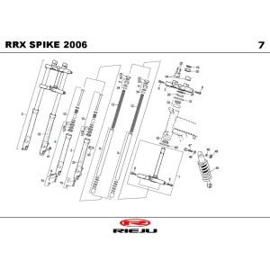 Suspension 2 Rieju Spike-x white 2009 2-Stroke
