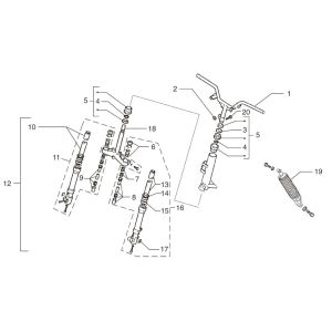 Suspension Beta Ark-k AC blue 2006 2-stroke