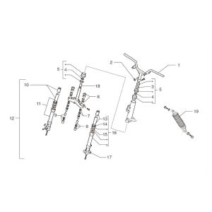 Suspension Beta Ark LC silver cosmo 2004 2-stroke