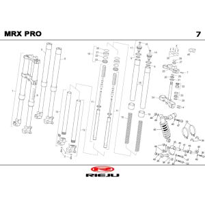 Suspension Rieju MRX orange 2004 2-Stroke
