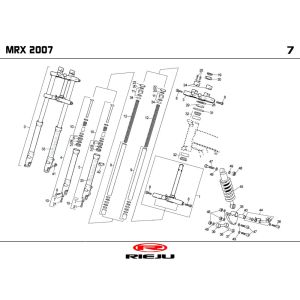 Suspension Rieju MRX P-up black 2008 2-Stroke