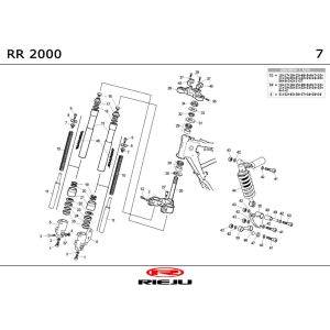 Suspension Rieju RR castrol 2001 2-Stroke