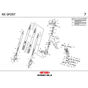 Suspension Rieju RR sport black 2002 2-Stroke