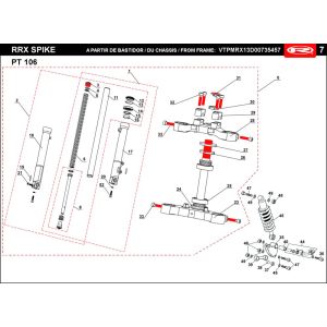 Suspension Rieju Spike-x black 2006 2-Stroke