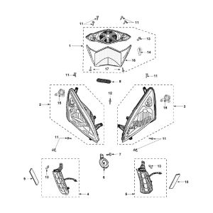 Lighting Peugeot Speedfight 3 AC 2-Stroke