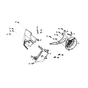 Flywheel cover Sym Symphony ST 200I