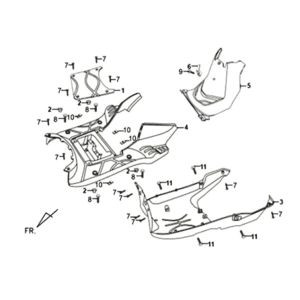 Sym XPRO 50 E4 base plate