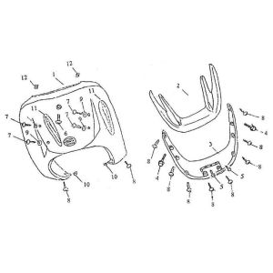 Front cover Iva Roma 125cc