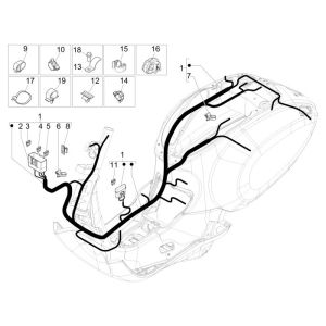 Wiring Harness Vespa Sprint 45km 4-Stroke 4-Valve