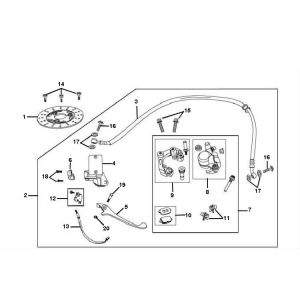 Front brake Berini Speedy 4-stroke
