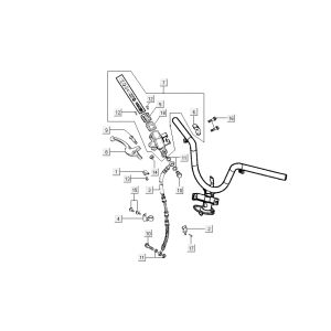 front brake Kymco Grand Dink 2-stroke Silver