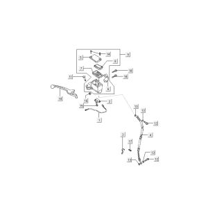 front brake Kymco Sento 4-stroke Spring Brown