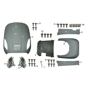 Front shield Edwards Tomorrow VX50S 4-stroke