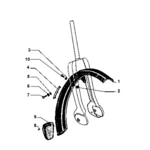Front Fender Vespa Ciao 2-stroke