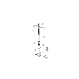 Fork tube completes Kymco Super9 2-stroke mm silver