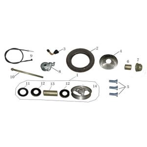 Front wheel AGM LX anthracite