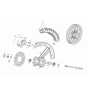 Front wheel SENDA SM DRD 2006