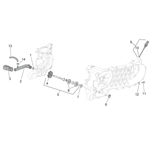 Water pump Aprilia SR 50 H2O ie+carb 2004-2009