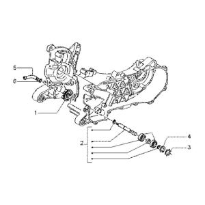 Gilera Runner 180cc FXR 2-stroke water pump