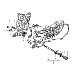 Gilera Runner 98-2005 2-stroke water pump